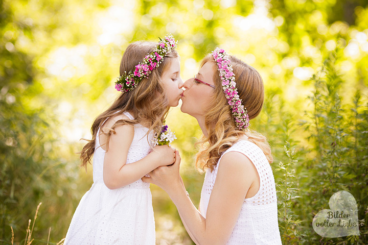 Familienbilder in der Natur