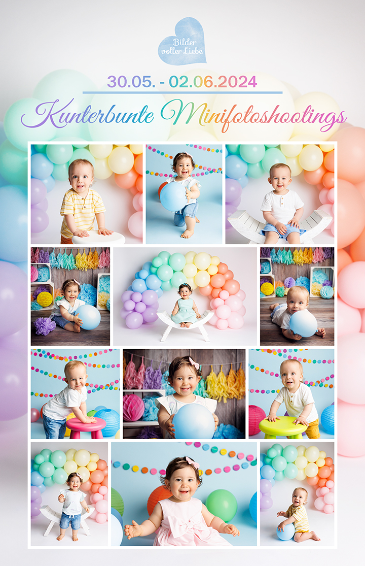 Kunterbunte Minifotoshootings Berlin 2024